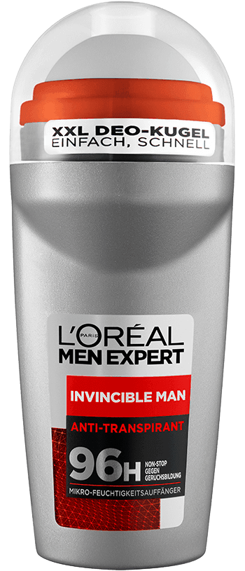 Invincible Man 96h Anti Transpirant Roll Packshot